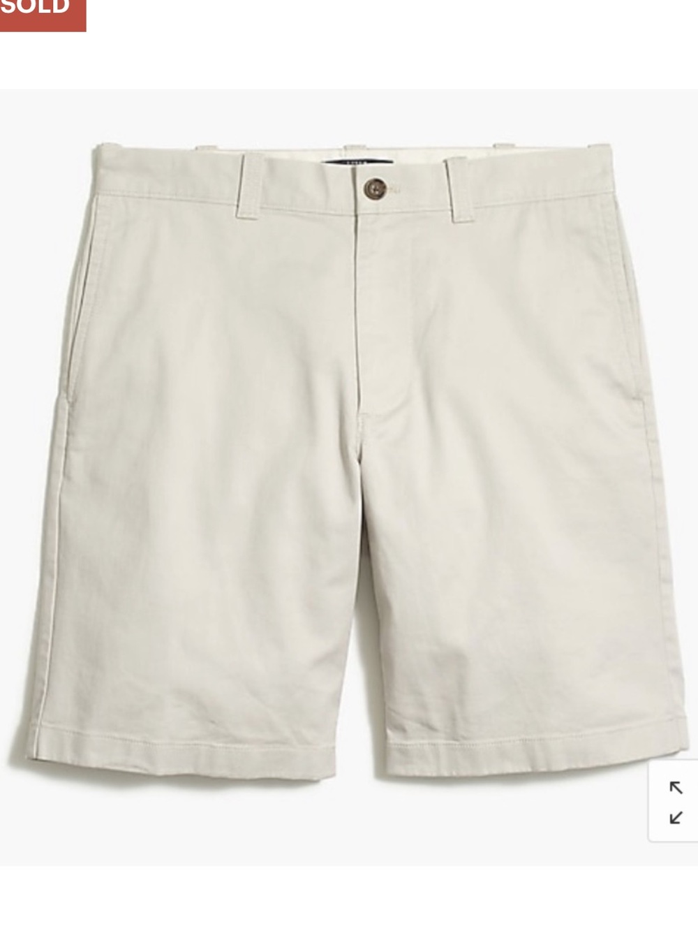 NWT J. Crew Factory Men's 9” Gramercy Flex Khaki Shorts
